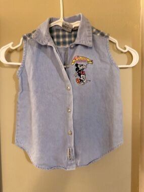 Vintage mickey &co sleeveless top